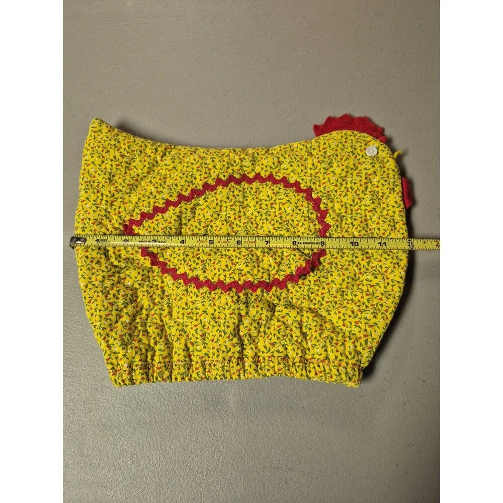 Vintage Hand Sewn Cottage Core Grandma Chicken Toaster Cover